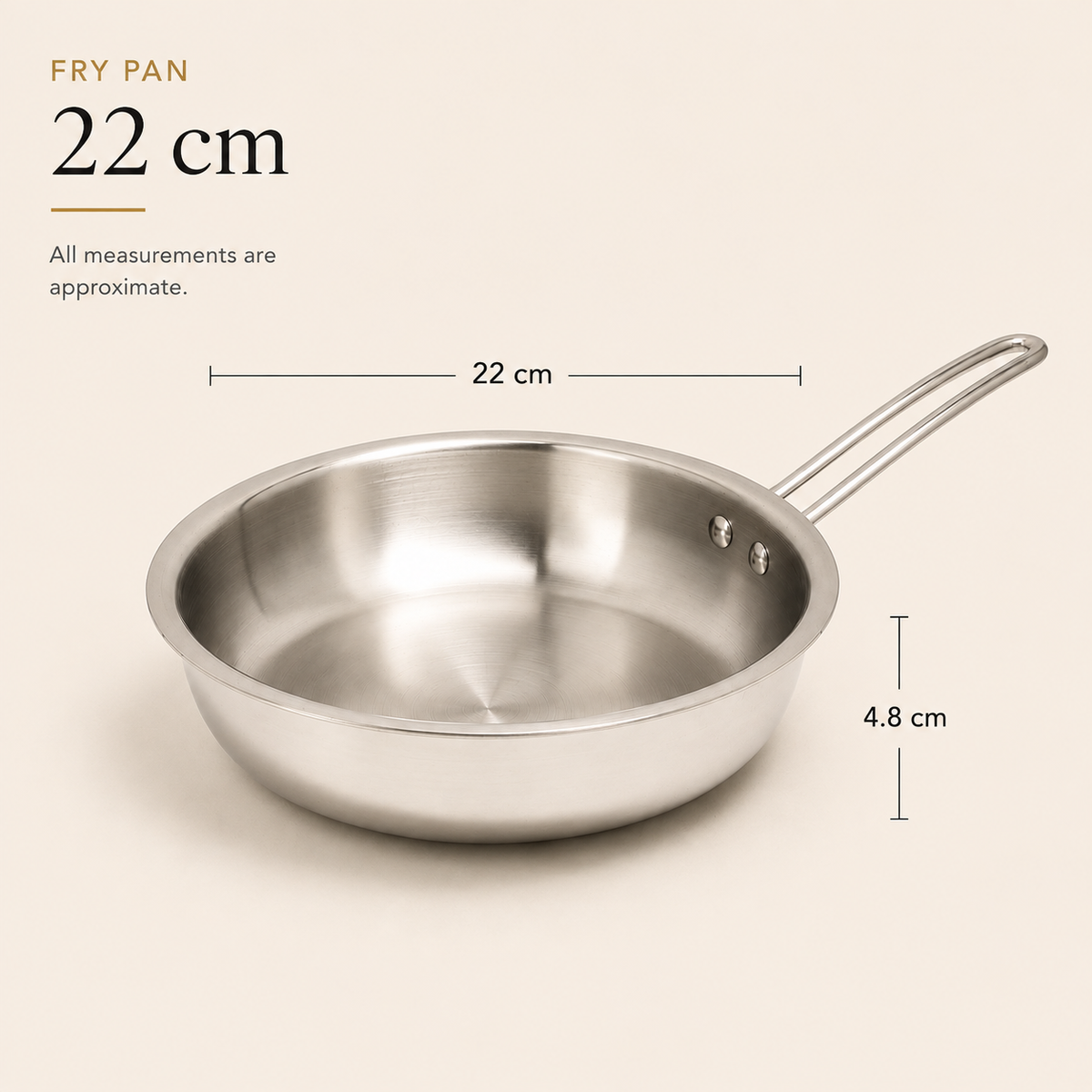 22 cm SteelSoul Fry Pan