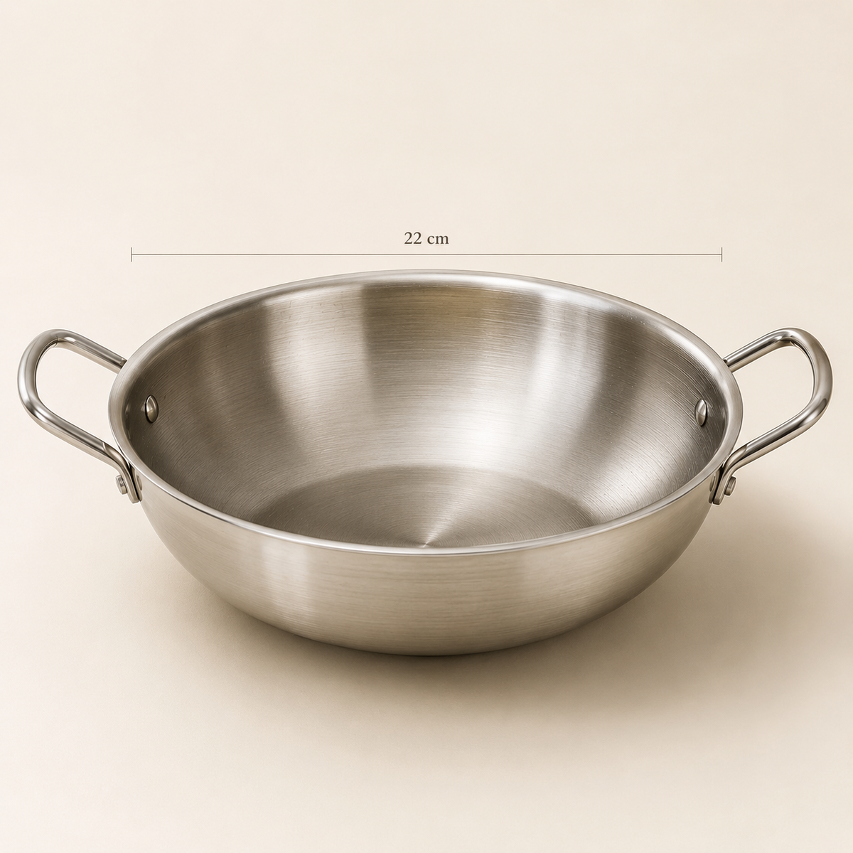 22 cm SteelSoul Kadhai