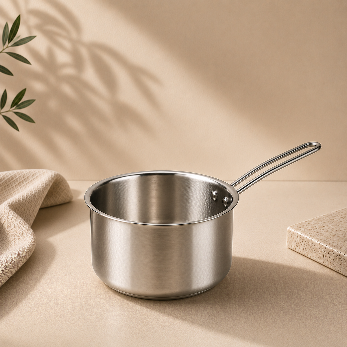 SteelSoul Tri-Ply Stainless Steel Saucepan