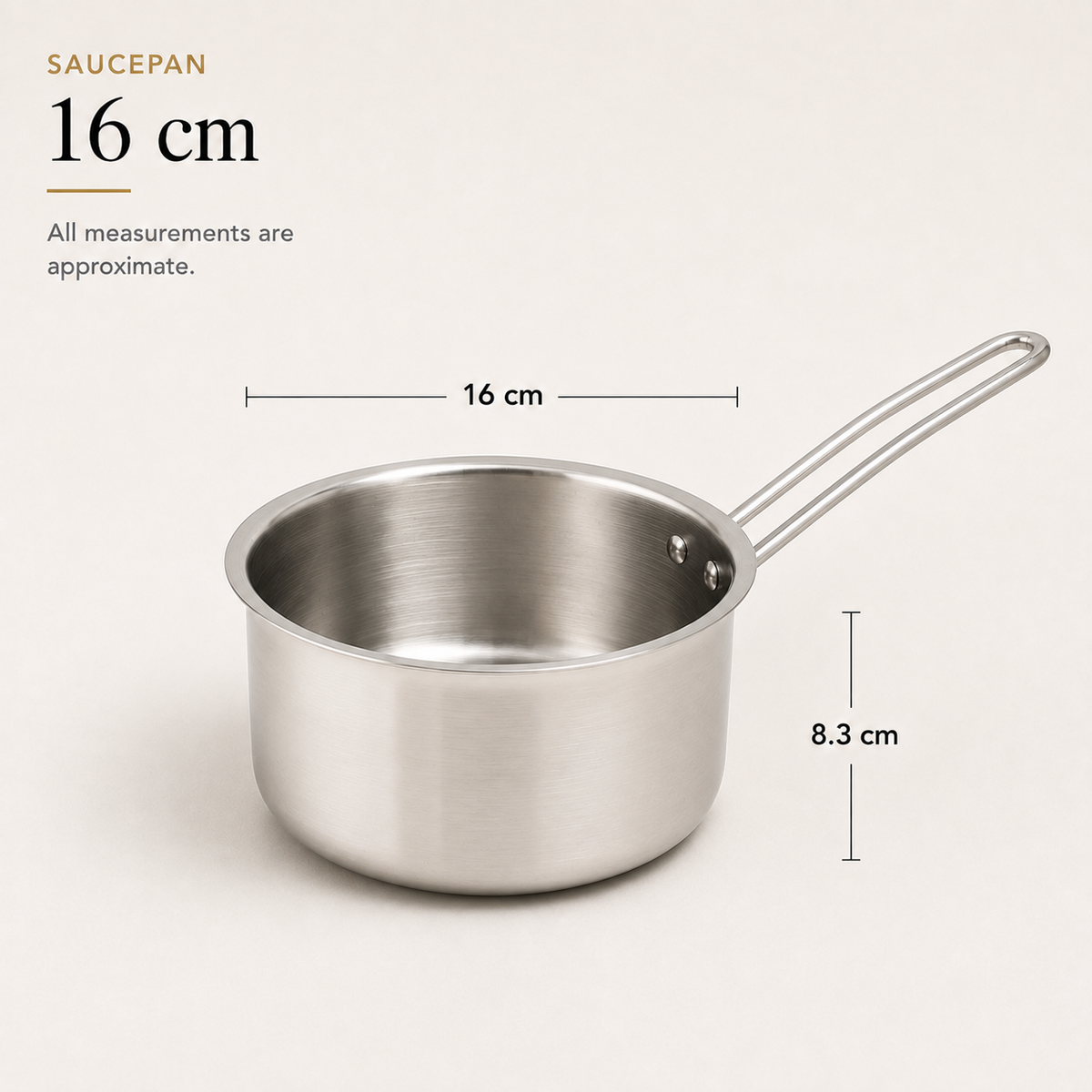 16 cm SteelSoul Sauce Pan