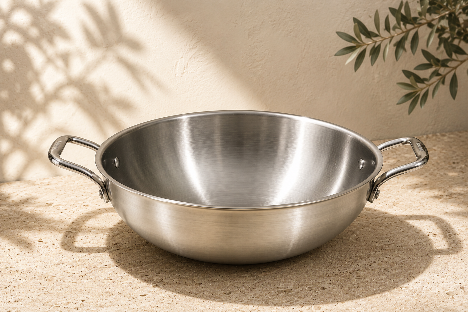 SteelSoul Triply Stainless Steel Kadhai