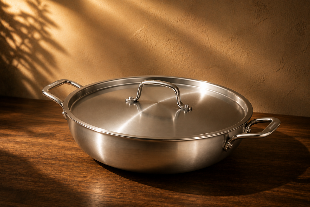 SteelSoul Triply Stainless Steel Kadhai