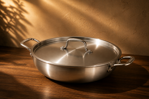 SteelSoul Triply Stainless Steel Kadhai